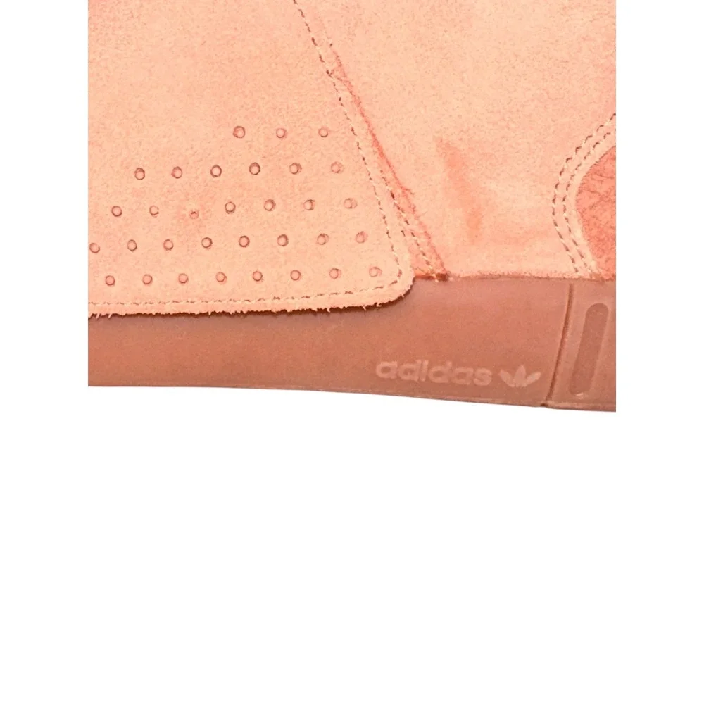 Adidas Sneakers Men 8.5‎ Tubular Invader Shoes Pink Suede Comfort CG5070 Strap